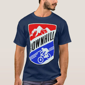 BikeCycling Cyclist för nedförsbacksberg T Shirt