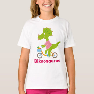 Bikeosaurus white t shirt