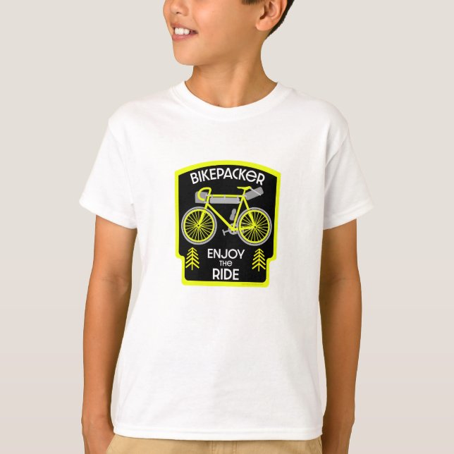 Bikepacking | Bakåt | Turkiska | Kampanj T Shirt (Framsida)