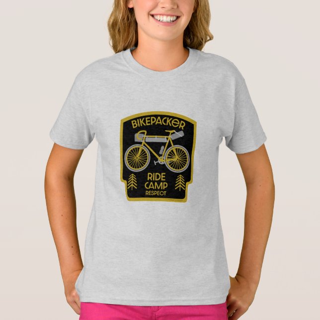 Bikepacking | Bakåt | Turkiska | Kampanj T Shirt (Framsida)