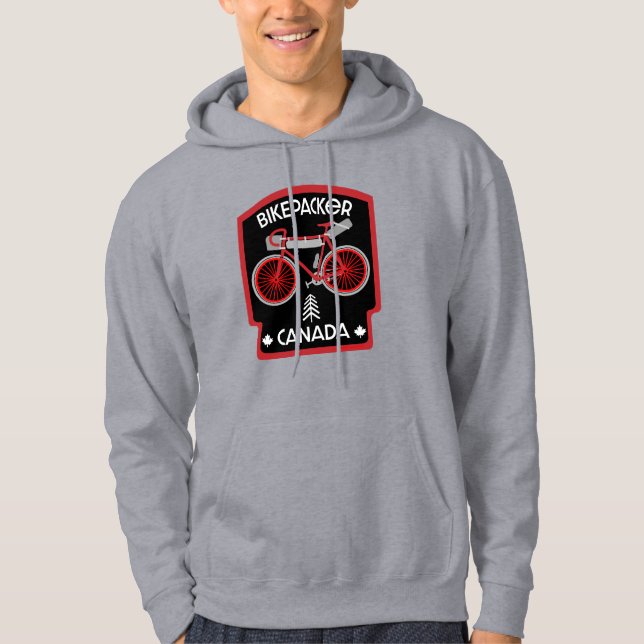 Bikepacking Canada Hoodie (Framsida)