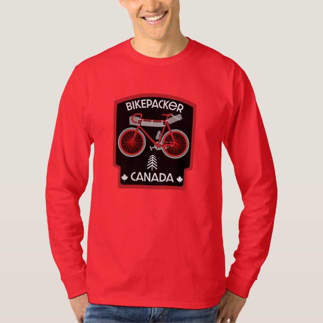 Bikepacking Canada T Shirt (Framsida)