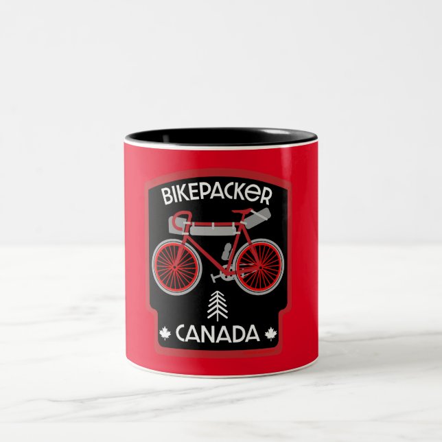 Bikepacking Canada Två-Tonad Mugg (Center)