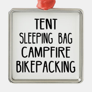 Bikepacking tält, bipackackning för ljudblocket Ca Julgransprydnad Metall