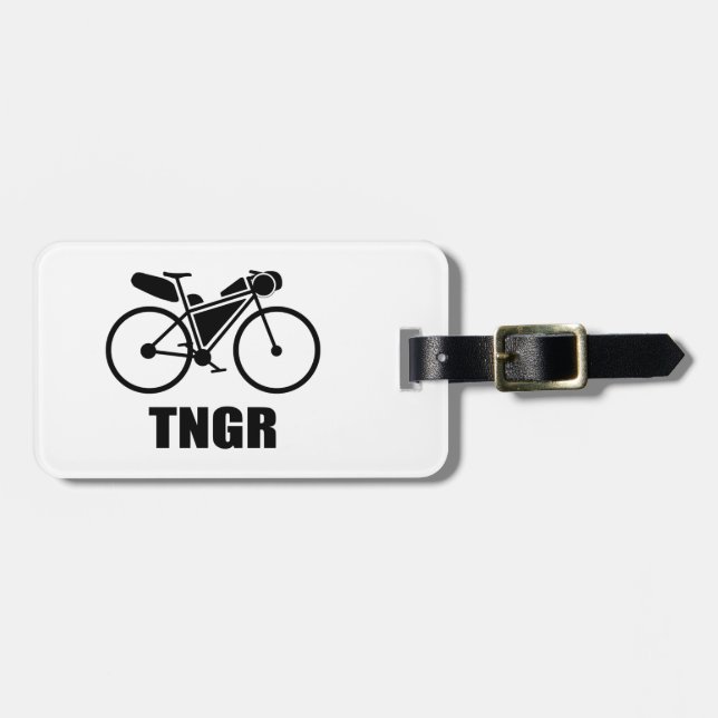 Bikepacking Tävling i norra Georgien Bagagebricka (Horisontell Framsida)