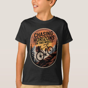 Bikepacking Utomhus Cykelåkning i Berg Chasing Hor T Shirt
