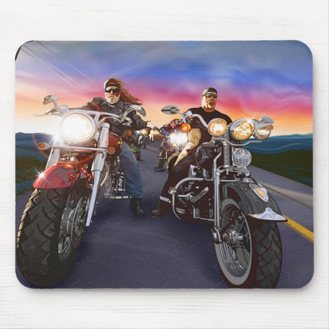 Biker 1 Mousepad Musmatta (Framsidan)