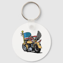 Biker American Eagle Nyckelring