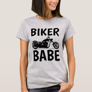 BIKER BABE, Dam-T-tröjor T Shirt