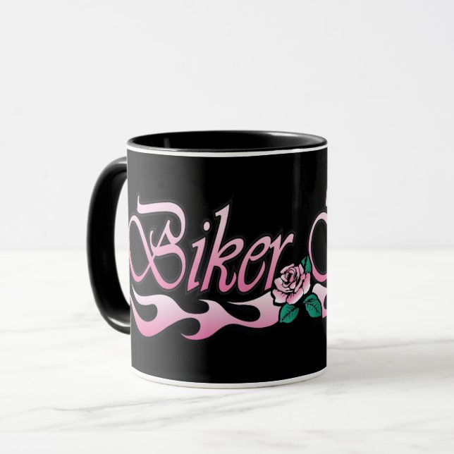 Biker Babe Mugg (Framsida vänster)