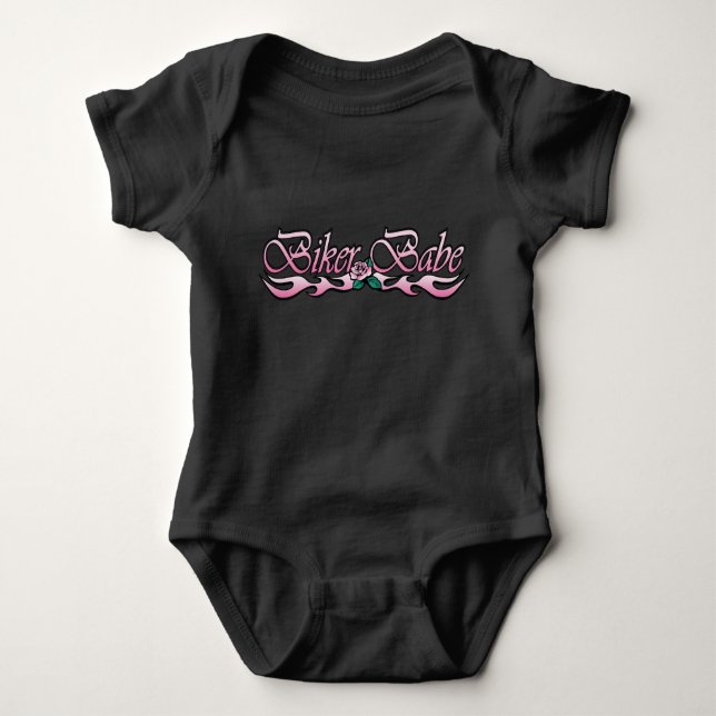 Biker Babe T Shirt (Framsida)