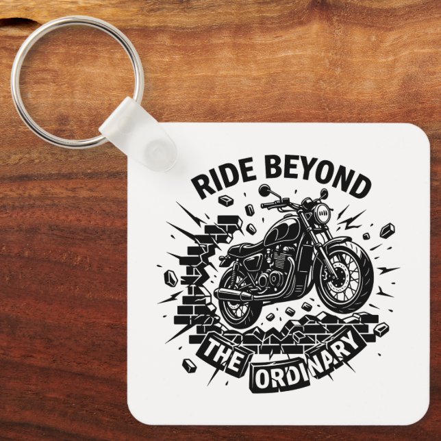 Biker Beyond Limits Ride Nyckelring (Framsida)
