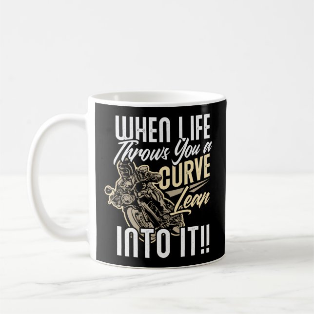 Biker Biker för motorcykel i offert Kaffemugg (Vänster)