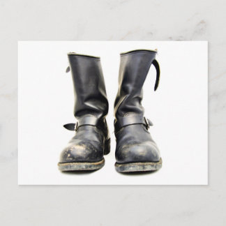 Biker Boots Vykort