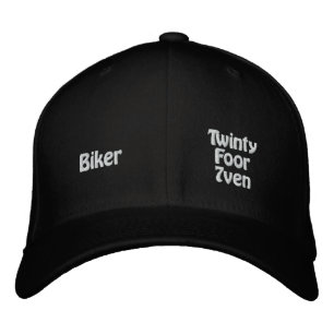 Biker Broderad Keps