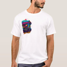 Biker Burn the Road T-Shirt | Motorcycle Rider Tee