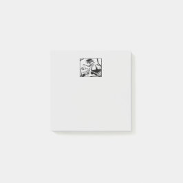 Biker Chick grått Note-dynor Post-it Block