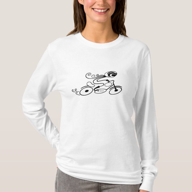 "BIKER CHICK" Mary Ford Tee (Framsida)
