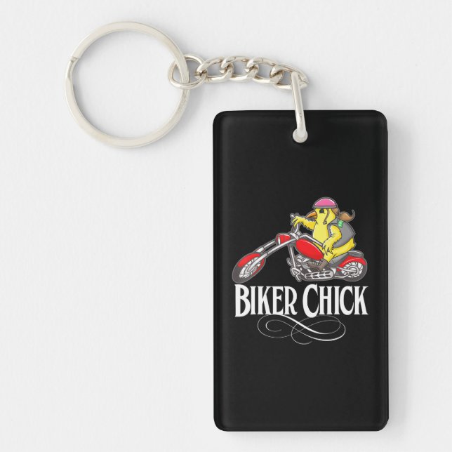 Biker Chick Motorcykel Kvinnor i  (Framsidan)