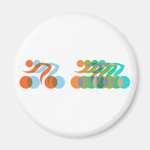 Biker, Cyclers-Freaker Magnet