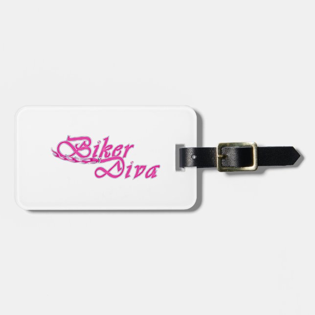 Biker Diva Bagagebricka (Horisontell Framsida)