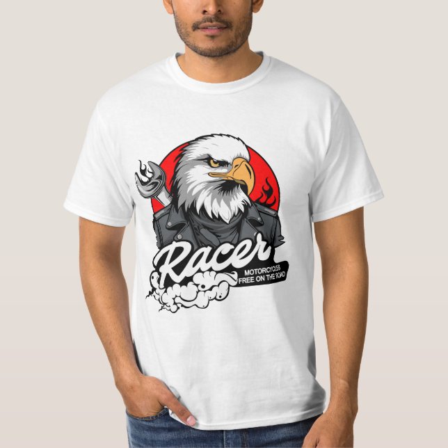 BIKER EAGLE T SHIRT (Framsida)