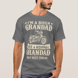 Biker Farfar Mycket Coolare Bästa Farfar Någonsin T Shirt