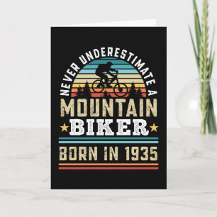 Biker född 1935 90:e födelsedagspresent MTB Kort