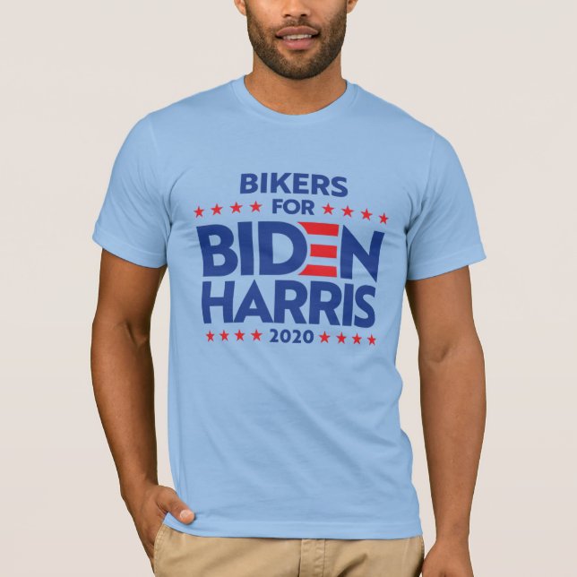 BIKER FÖR BIDEN HARRIS T SHIRT (Framsida)