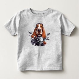biker för hund av coola, hund med söt buffert t shirt