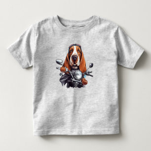 biker för hund av coola, hund med söt buffert t shirt