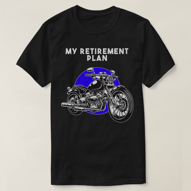 Biker för kvinnoplanen i Pension som finns i pensi T Shirt (Design framsida)