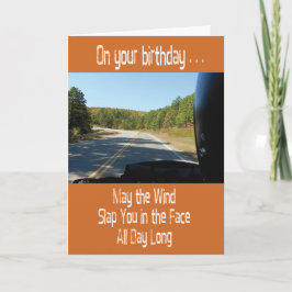 Biker för motorcykel - funktionelltFödelsekort Kort