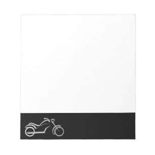 biker för motorcylemotorbikecykel anteckningsblock