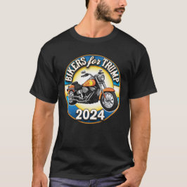 Biker för Trump 2024 - patriotisk cykling T Shirt