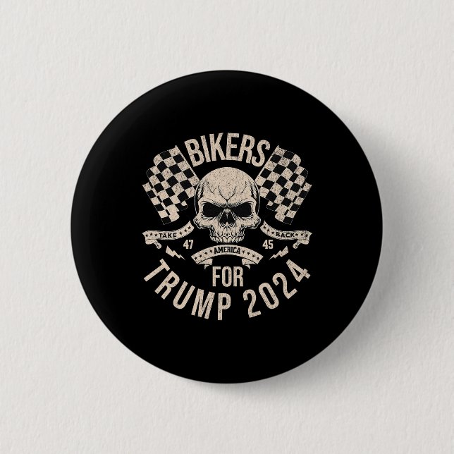 Biker för trumpetapp Ta Amerika tillbaka valet 202 Knapp (Framsida)
