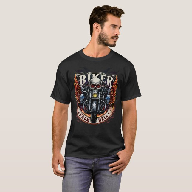 Biker From Hell, T-Shirt (Hel framsida)