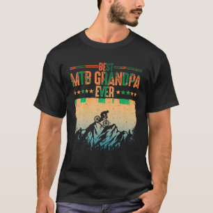 Biker G för För manar Vintage för den fina bergsbi T Shirt