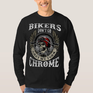 Biker går inte Grått vi vrider HIT BI-HELHALT T Shirt