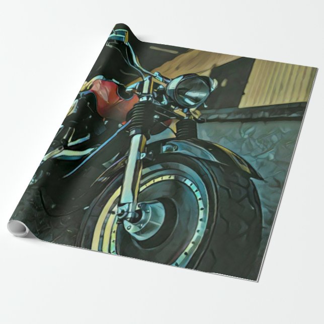 Biker gifts presentpapper (Utrullad)