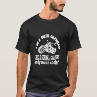BIKER GRANDAD,Manar Funny Motorcykel I är A Manar  T Shirt