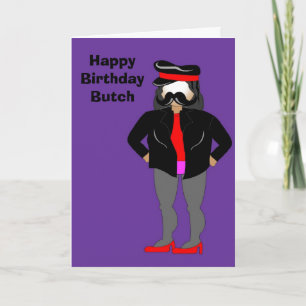 biker, Grattis på födelsedagen Butch Kort