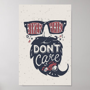 Biker hår poster
