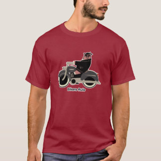 biker härskar t shirt