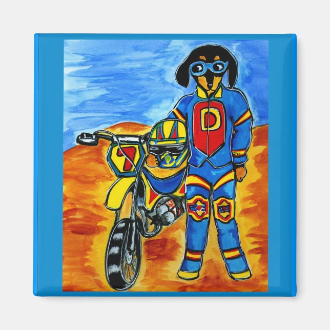 Biker Joanne Magnet (Framsidan)