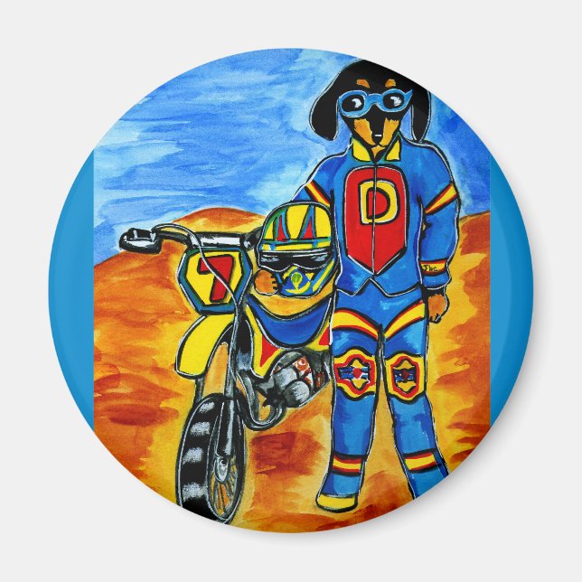 Biker Joanne Magnet (Framsidan)
