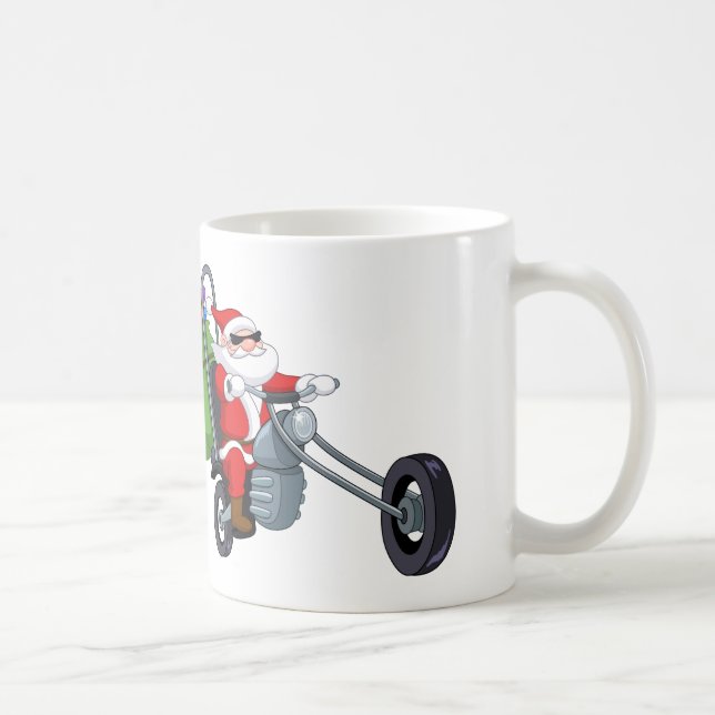 biker jultomten kaffemugg (Höger)