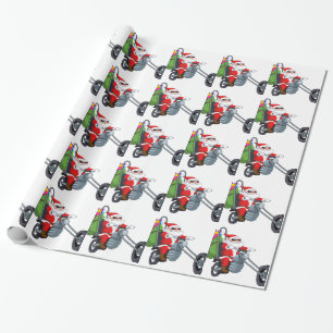biker jultomten presentpapper