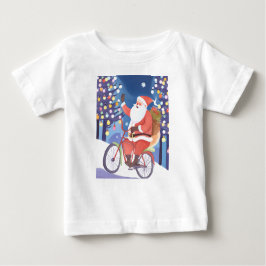 Biker jultomten t shirt