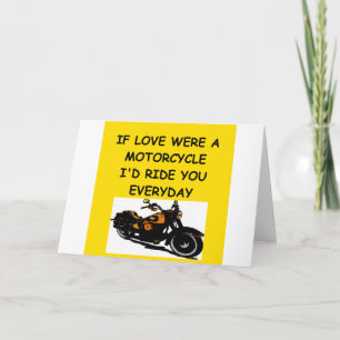 biker kärlek helgkort